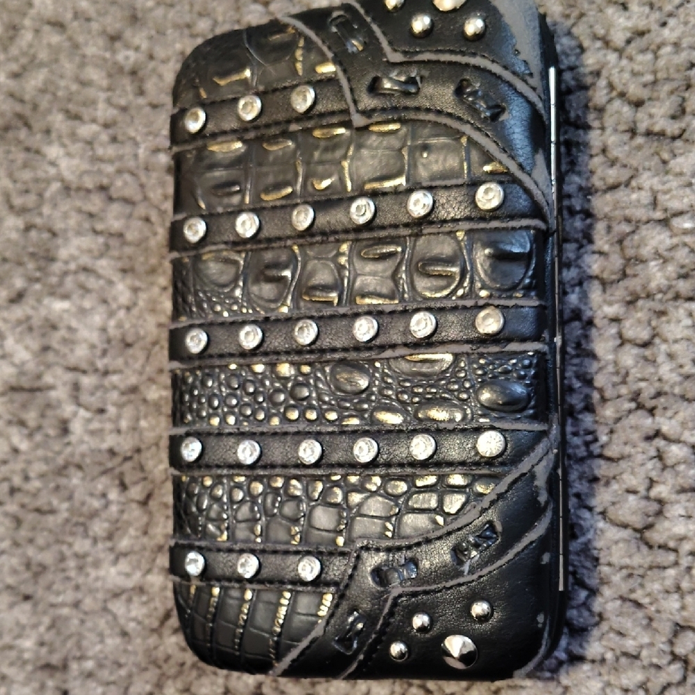 Black Studded Phone Case